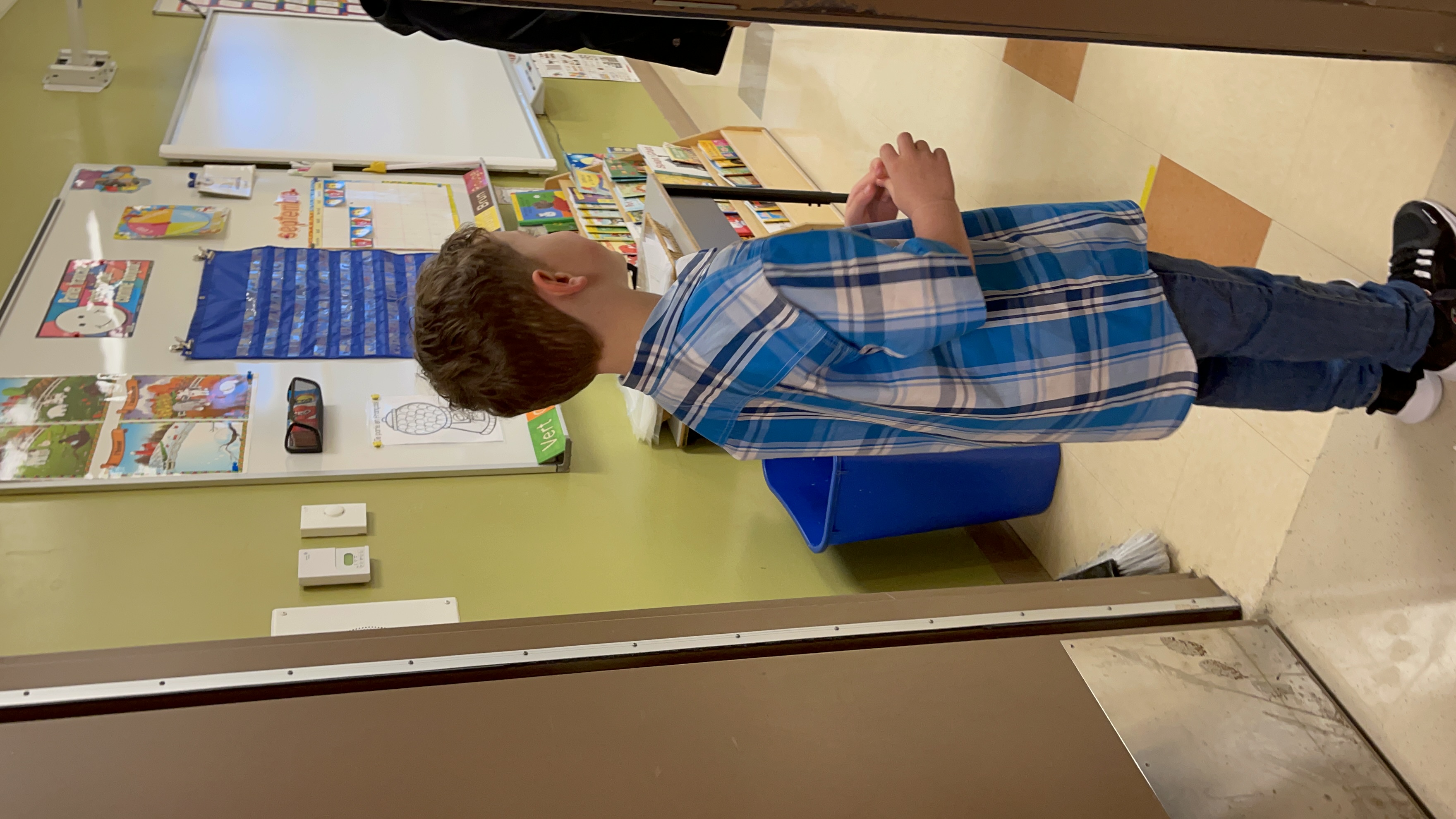 Sully, in his classroom